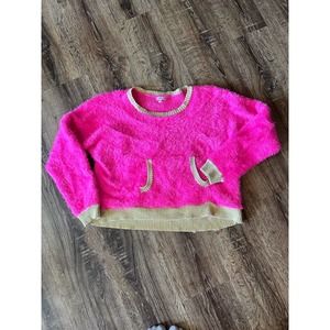 Juicy Couture Pink XL Long Sleeve Sweater